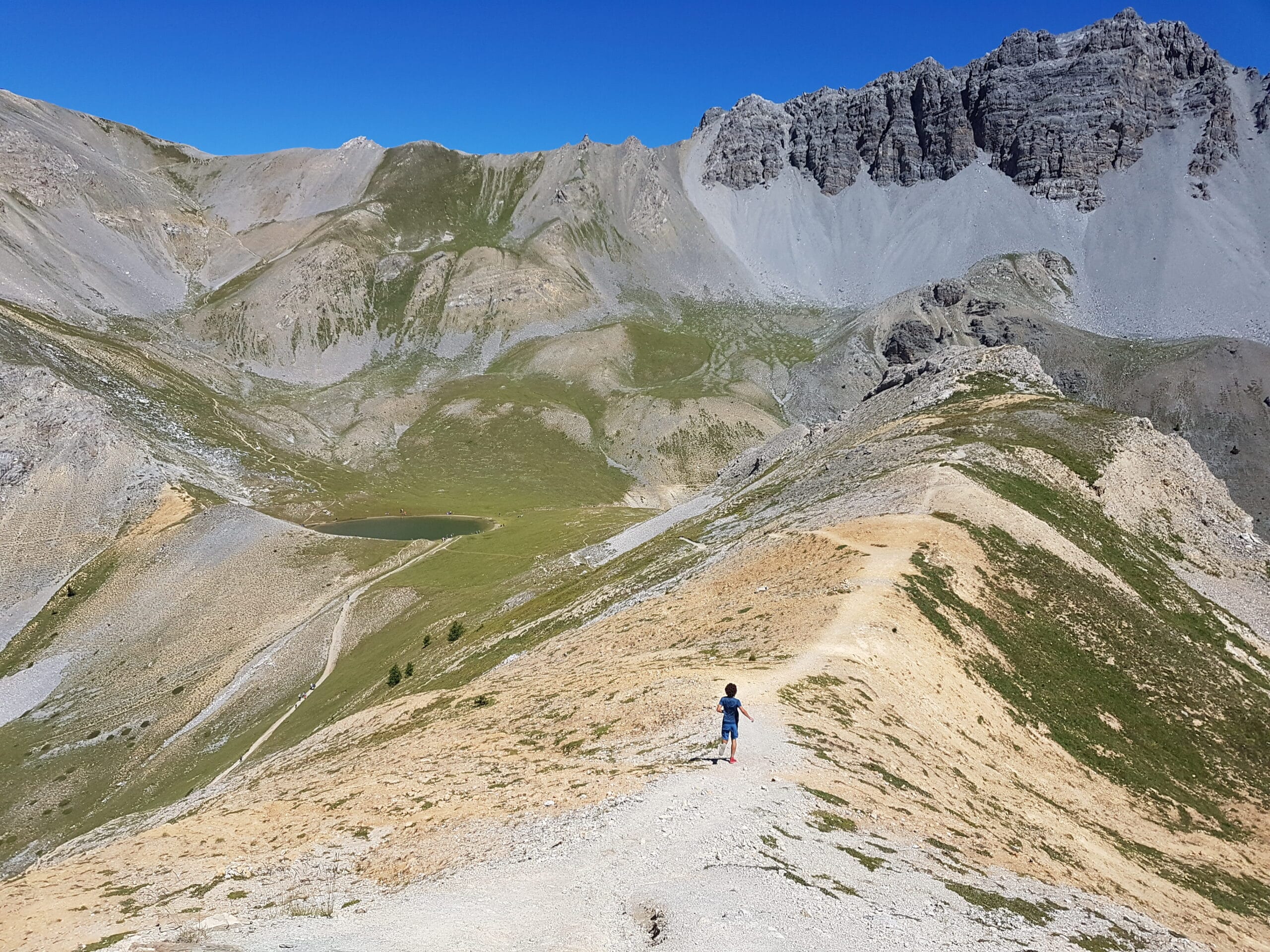 trail dans les Ecrins vers le mont Guillaume